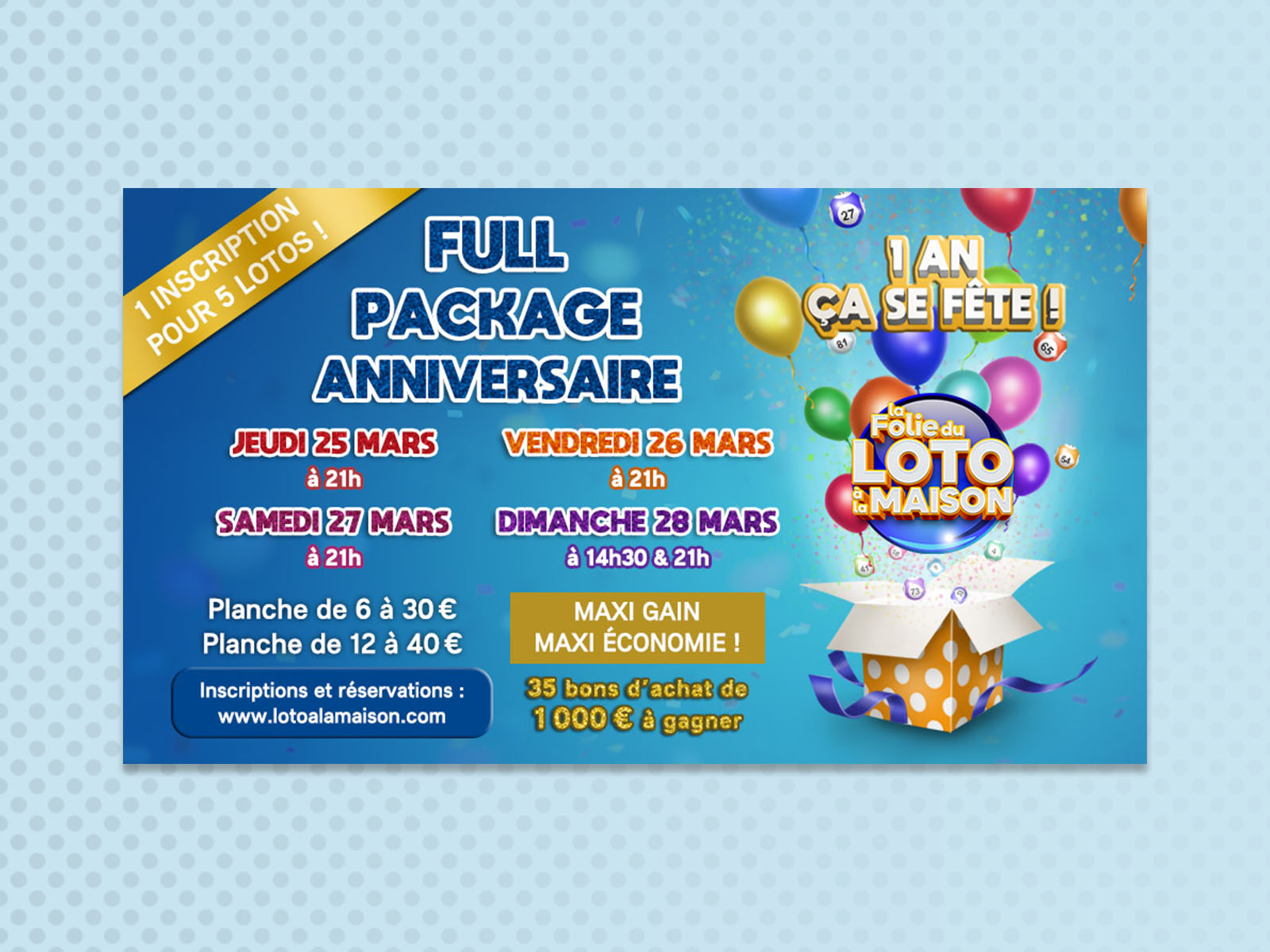 La Folie Du Loto à La Maison La Folie du Loto à la Maison - RL Graphiste